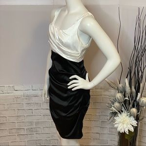 Beautiful Black & White Cocktail Dress